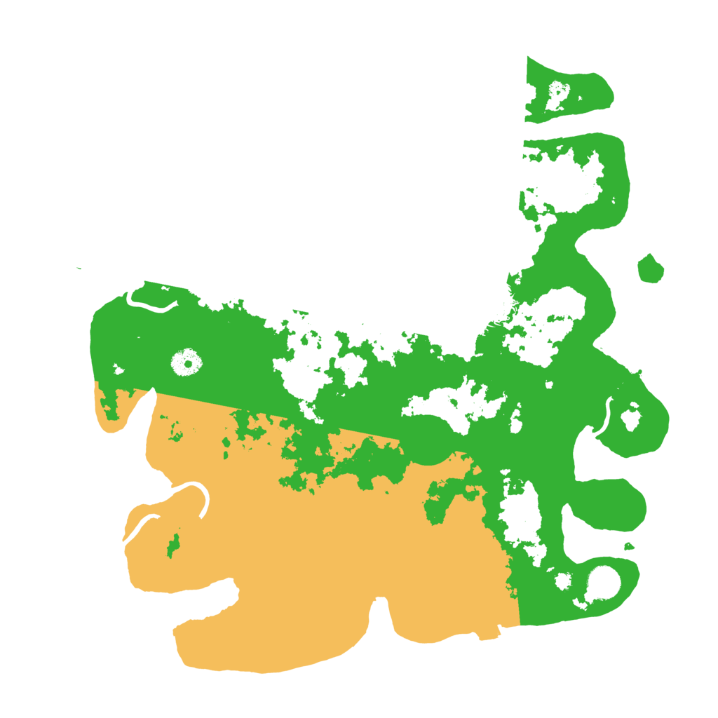 Biome Rust Map: Procedural Map, Size: 3800, Seed: 466754579
