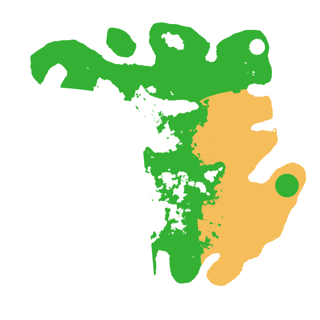 Biome Rust Map: Barren, Size: 3600, Seed: 31125436