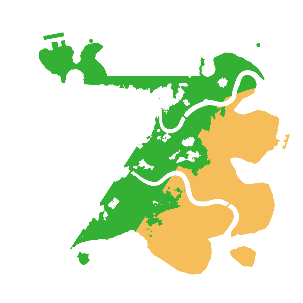 Biome Rust Map: Procedural Map, Size: 3000, Seed: 2457096