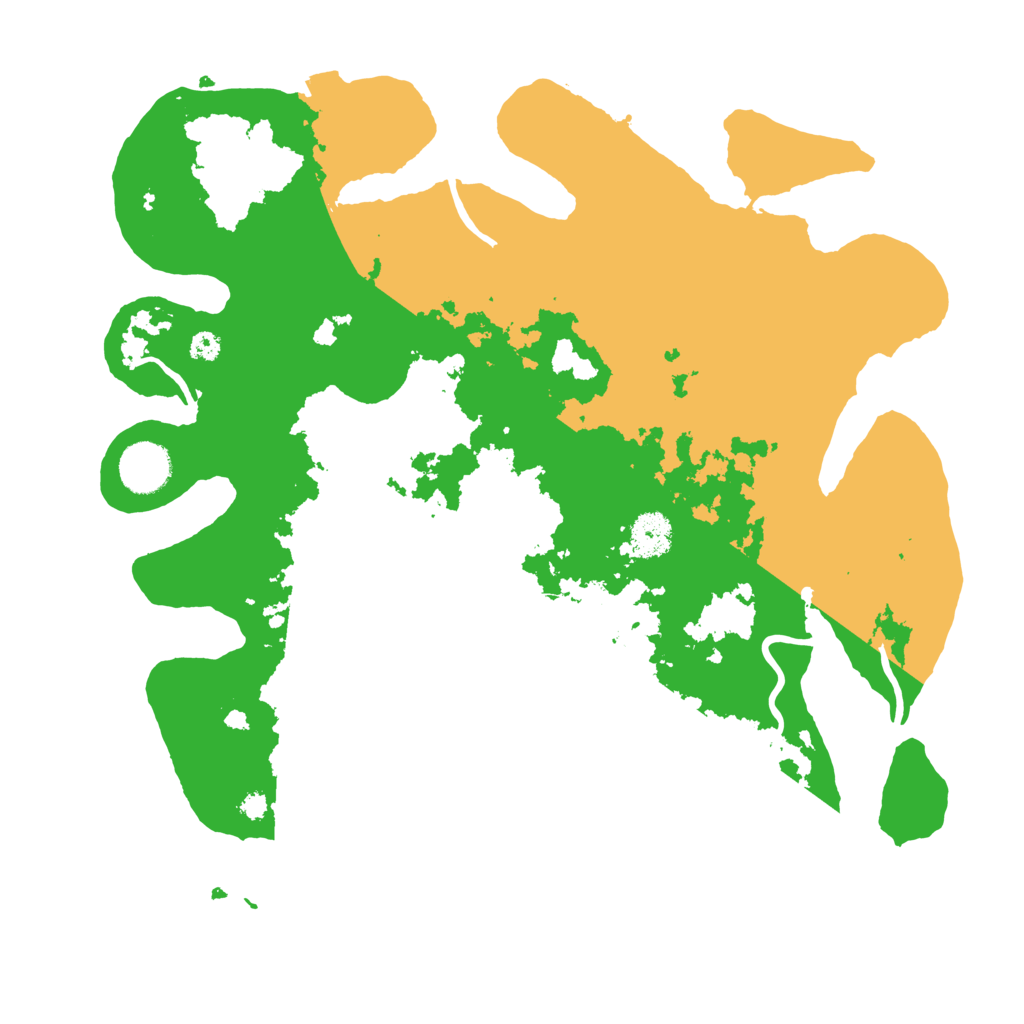 Biome Rust Map: Procedural Map, Size: 3500, Seed: 6584587