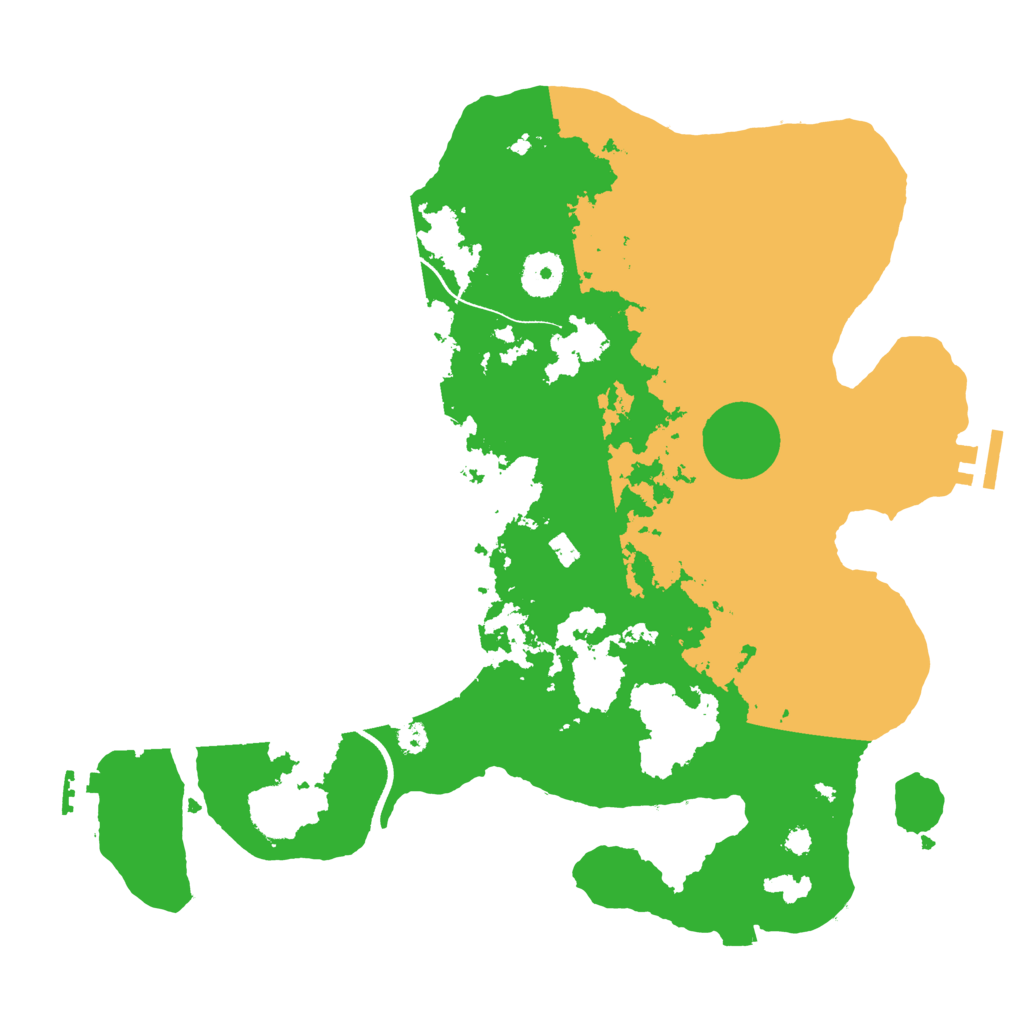 Biome Rust Map: Procedural Map, Size: 3500, Seed: 1975908085