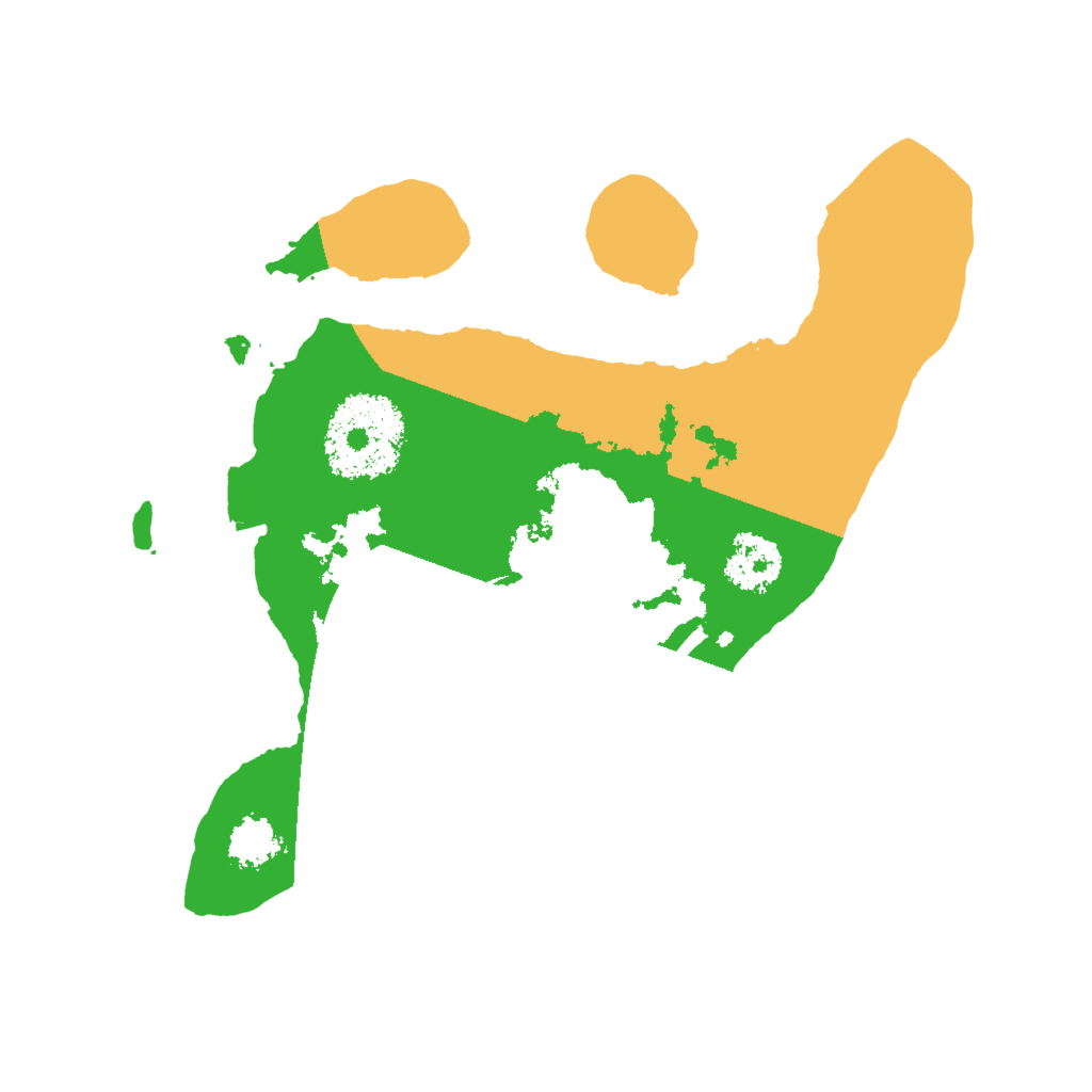 Biome Rust Map: Procedural Map, Size: 2000, Seed: 375441515