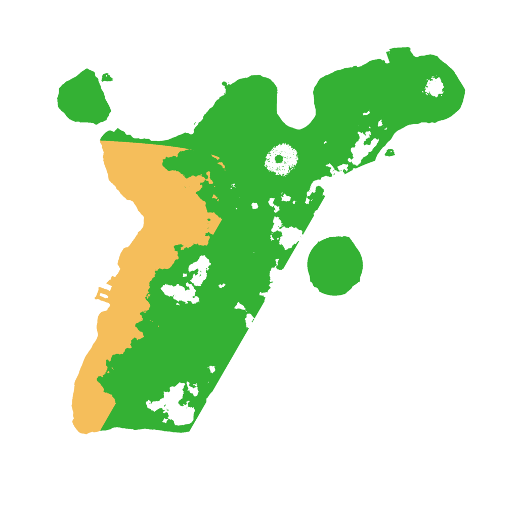 Biome Rust Map: Procedural Map, Size: 2500, Seed: 2020