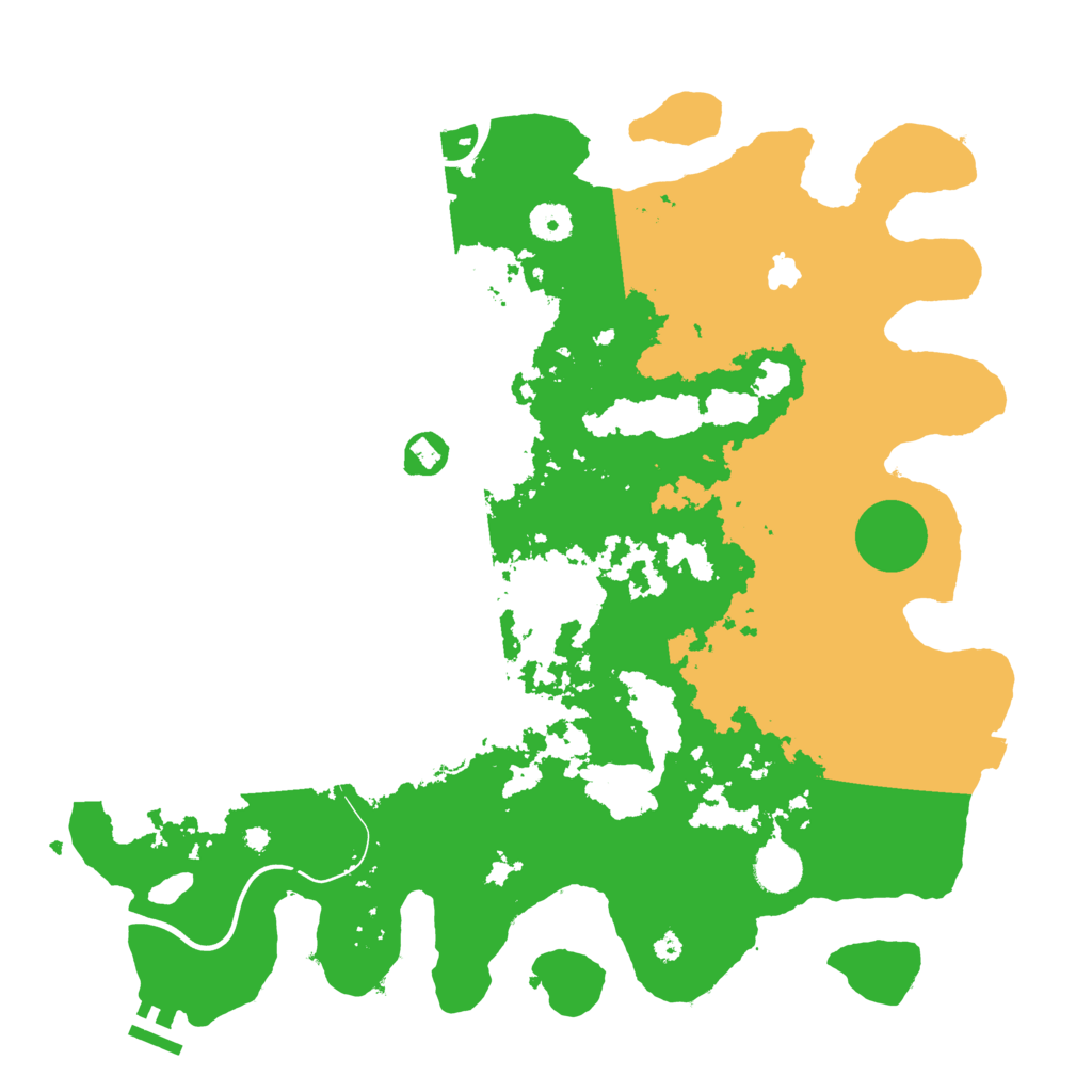 Biome Rust Map: Procedural Map, Size: 4000, Seed: 728616027