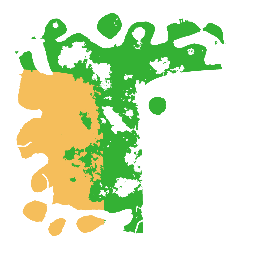 Biome Rust Map: Procedural Map, Size: 4000, Seed: 35445