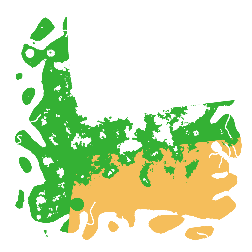 Biome Rust Map: Procedural Map, Size: 5000, Seed: 4666