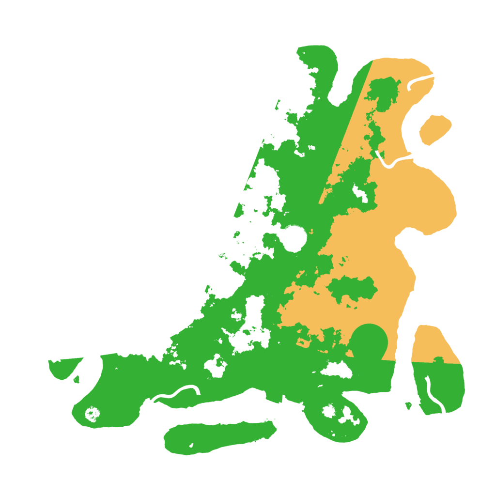 Biome Rust Map: Procedural Map, Size: 3500, Seed: 238057280