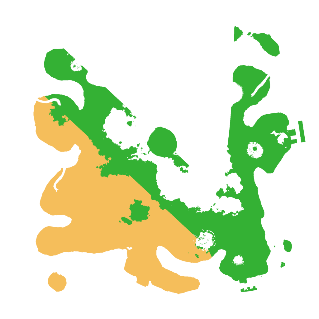 Biome Rust Map: Procedural Map, Size: 3000, Seed: 749240820