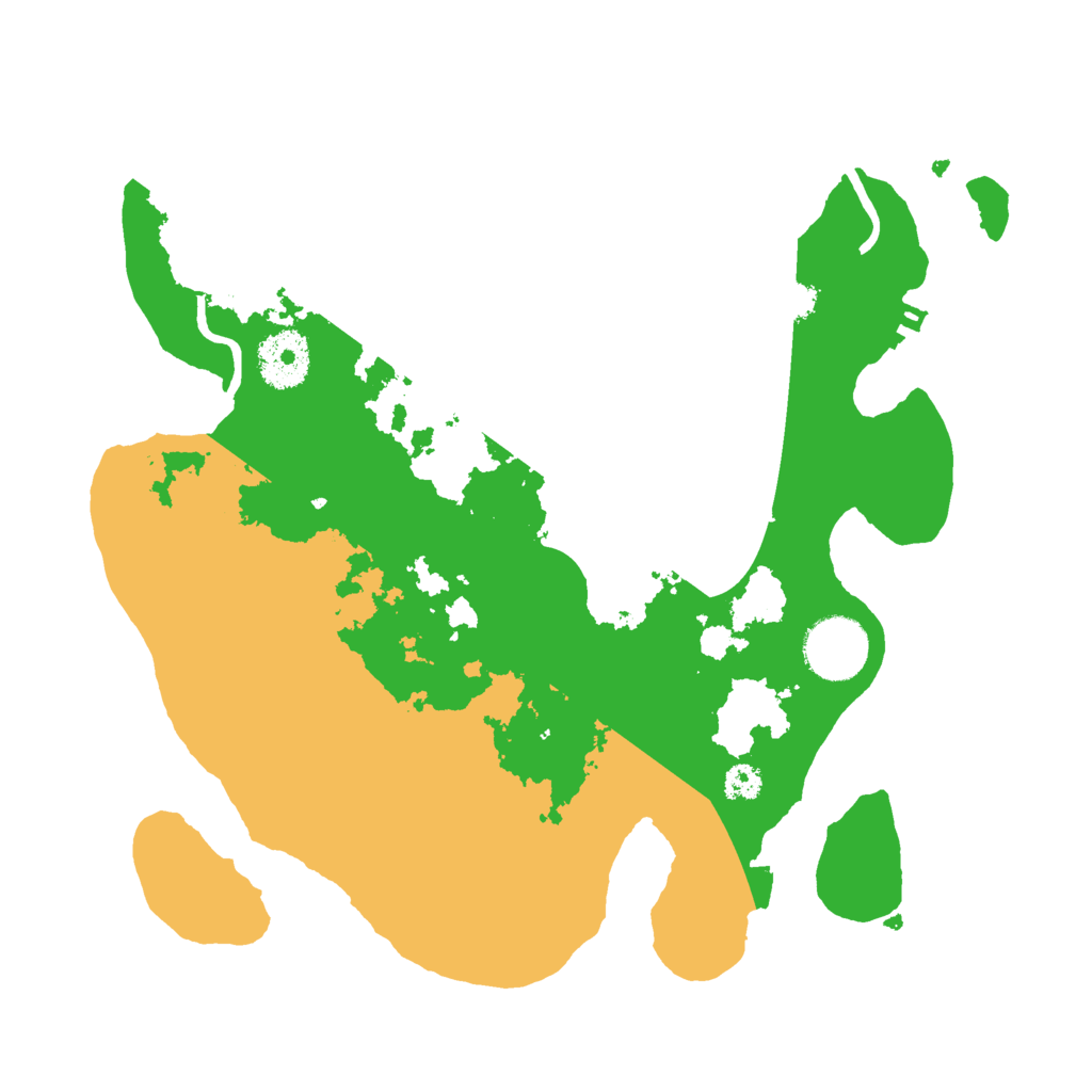 Biome Rust Map: Procedural Map, Size: 3000, Seed: 412039368