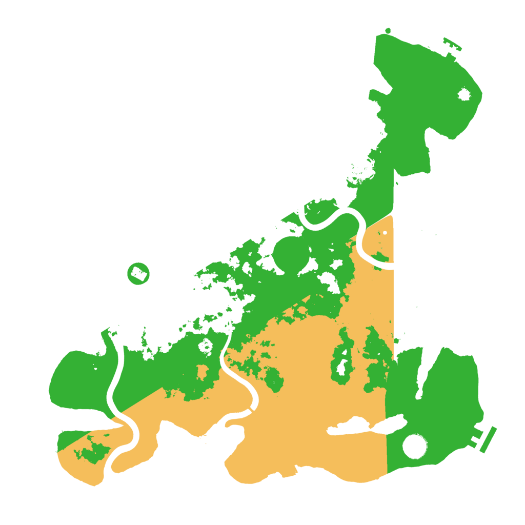 Biome Rust Map: Procedural Map, Size: 3800, Seed: 15498189