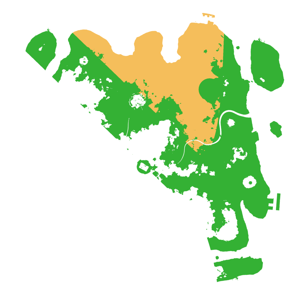 Biome Rust Map: Procedural Map, Size: 3650, Seed: 17147563