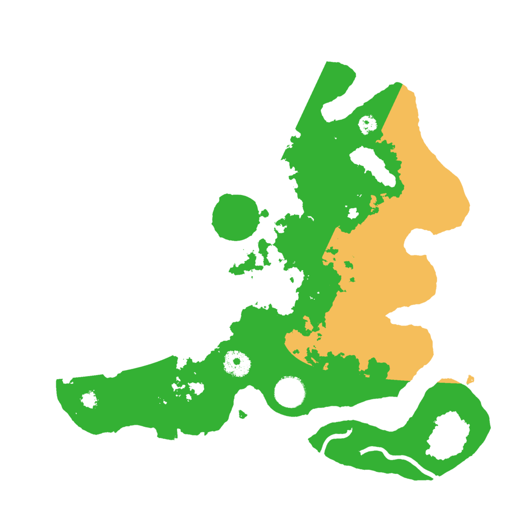 Biome Rust Map: Procedural Map, Size: 3000, Seed: 489092212