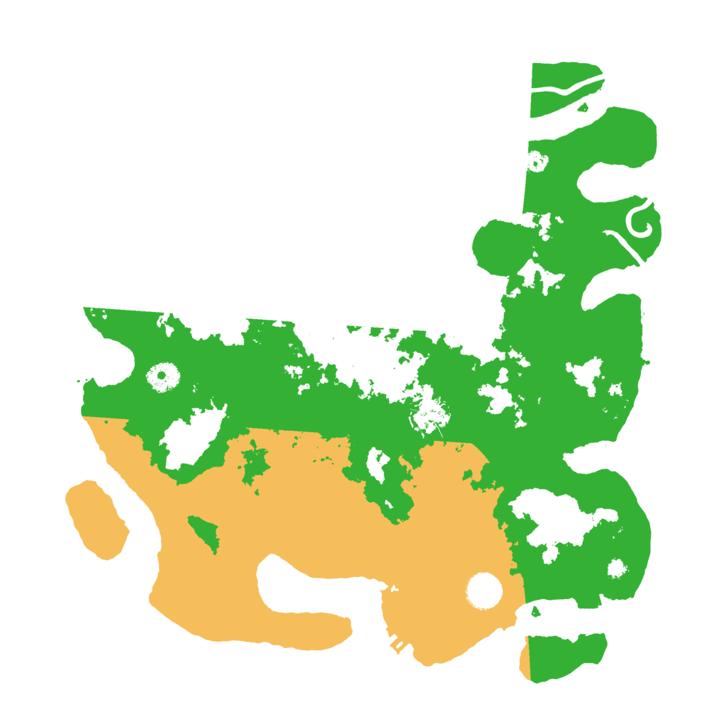 Biome Rust Map: Procedural Map, Size: 3550, Seed: 57715610