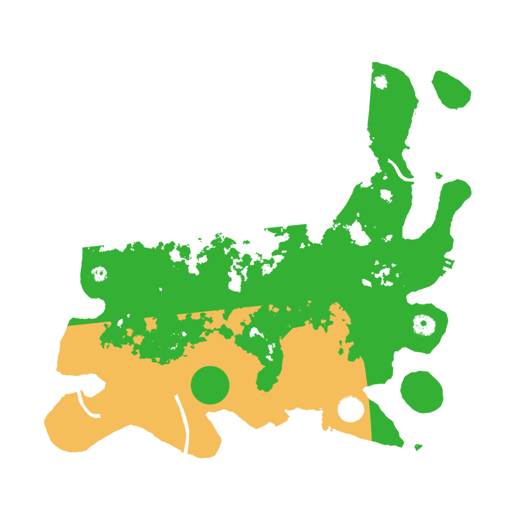 Biome Rust Map: Procedural Map, Size: 3500, Seed: 682295020