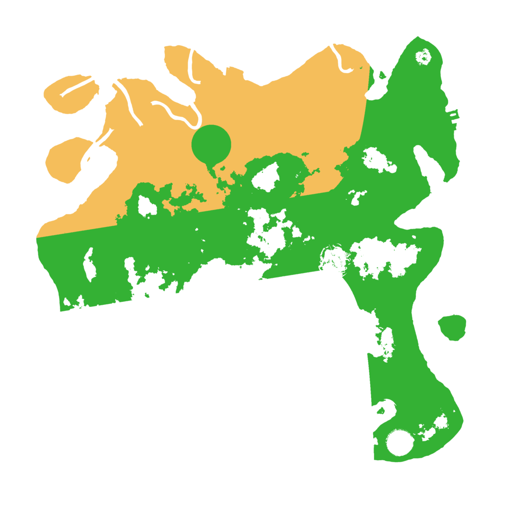 Biome Rust Map: Procedural Map, Size: 3400, Seed: 1490864001