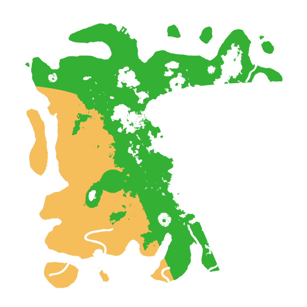 Biome Rust Map: Procedural Map, Size: 3500, Seed: 1368196249