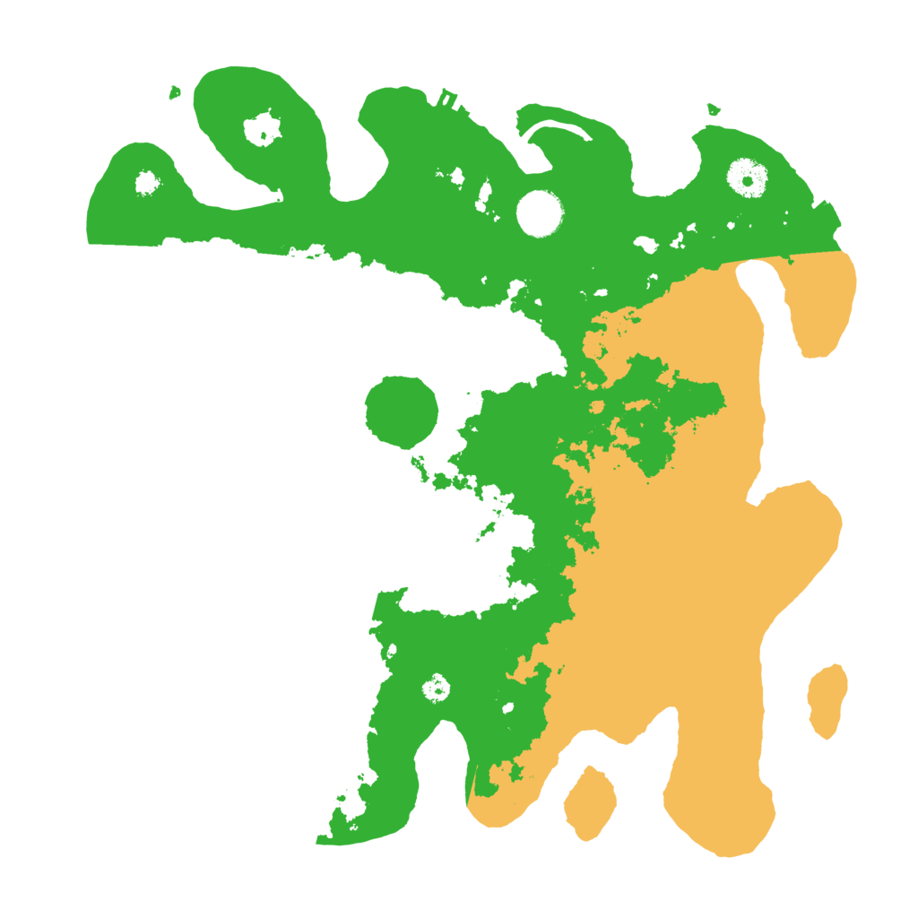 Biome Rust Map: Procedural Map, Size: 3500, Seed: 9410