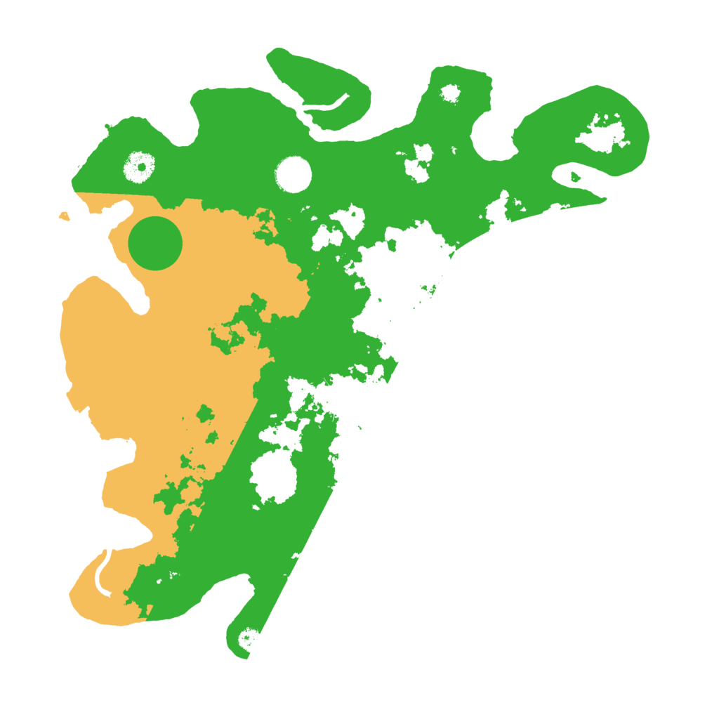 Biome Rust Map: Procedural Map, Size: 3500, Seed: 579897192