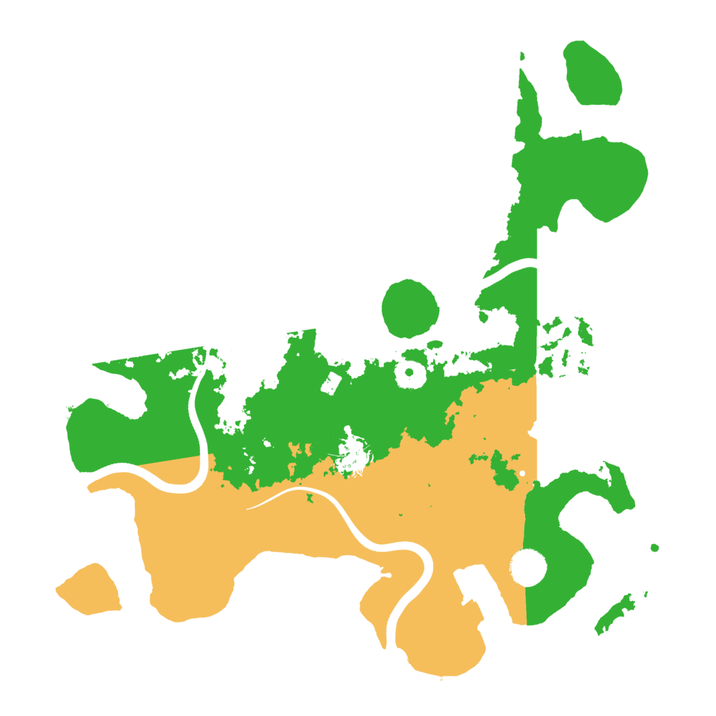 Biome Rust Map: Procedural Map, Size: 3500, Seed: 1781032474