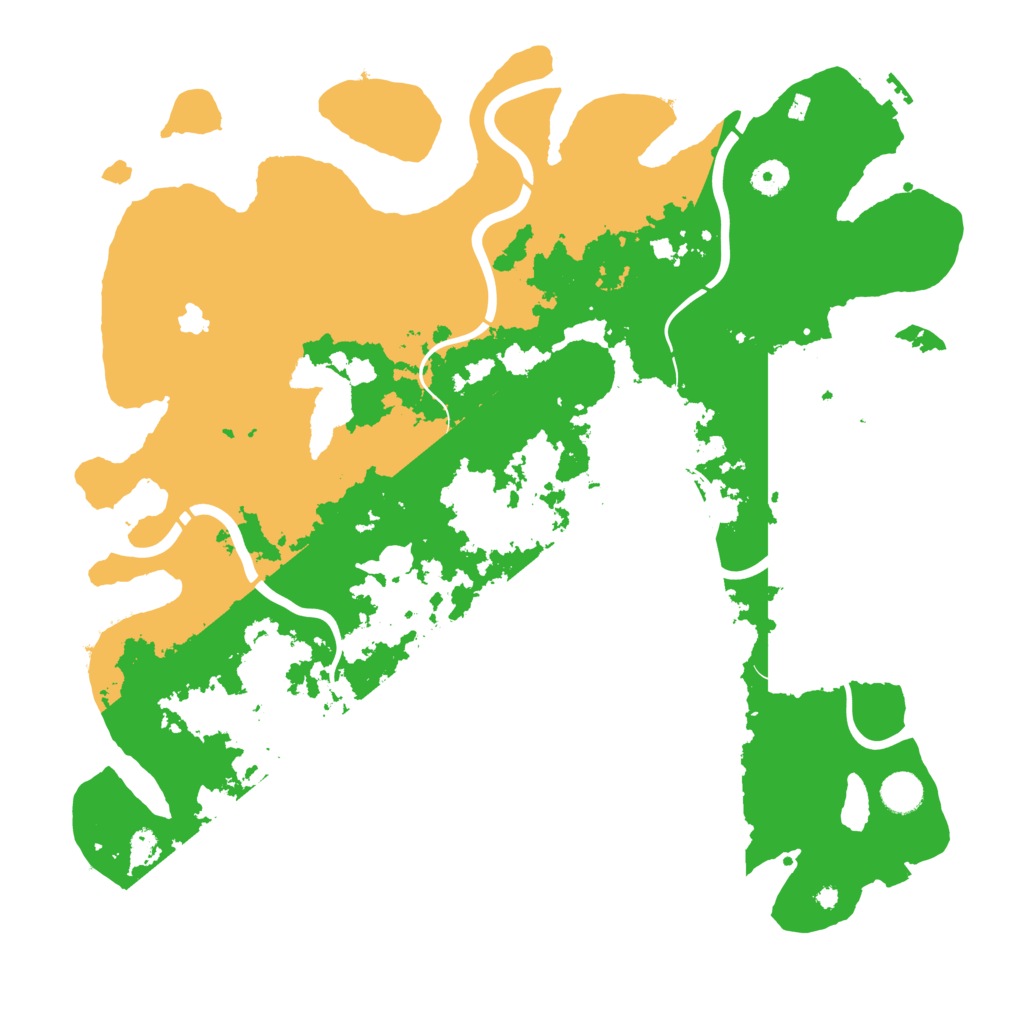 Biome Rust Map: Procedural Map, Size: 4300, Seed: 77114477
