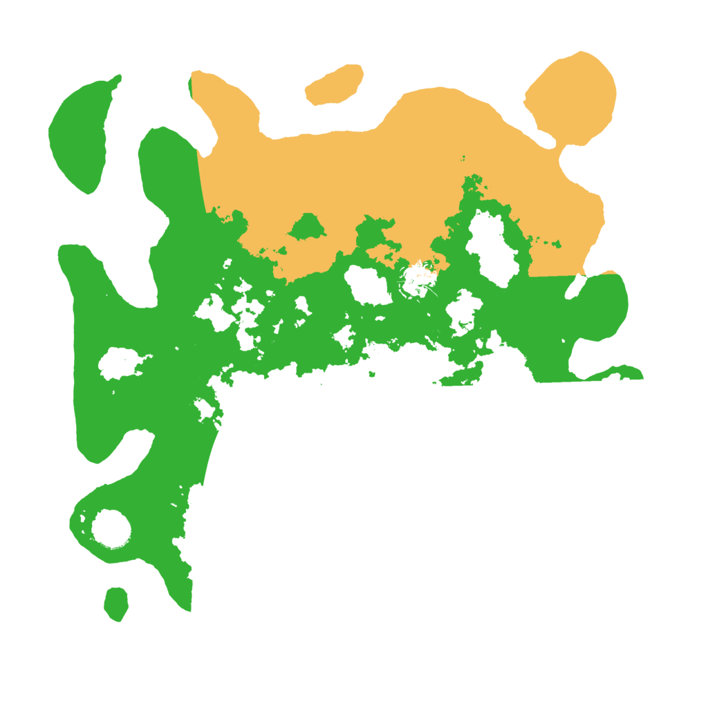 Biome Rust Map: Barren, Size: 3500, Seed: 61336846