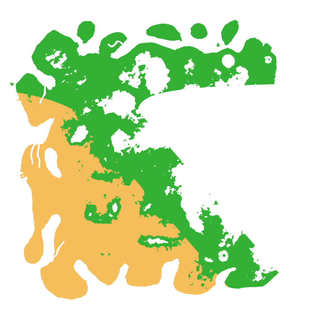 Biome Rust Map: Procedural Map, Size: 4400, Seed: 54537209