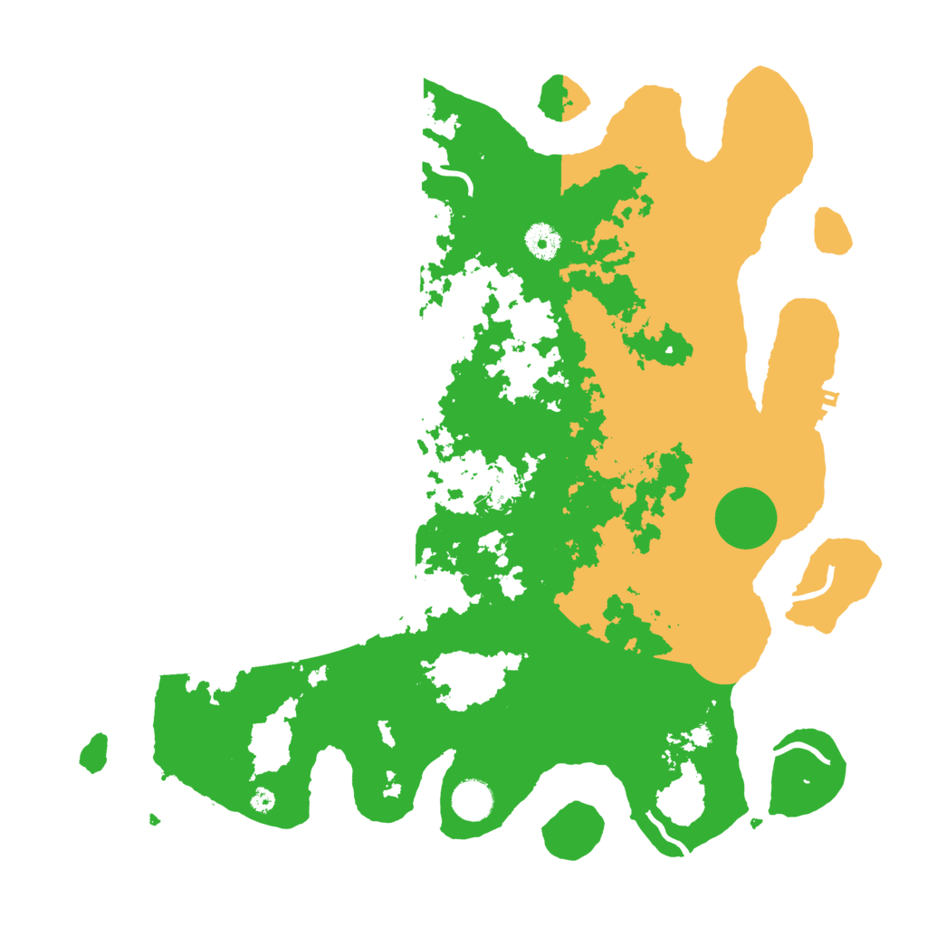 Biome Rust Map: Procedural Map, Size: 3950, Seed: 38044392