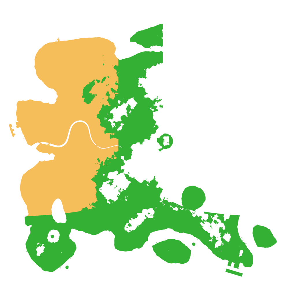 Biome Rust Map: Procedural Map, Size: 3500, Seed: 213096769