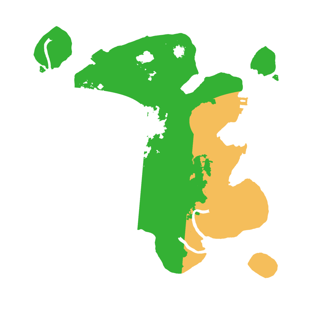 Biome Rust Map: Procedural Map, Size: 2500, Seed: 31