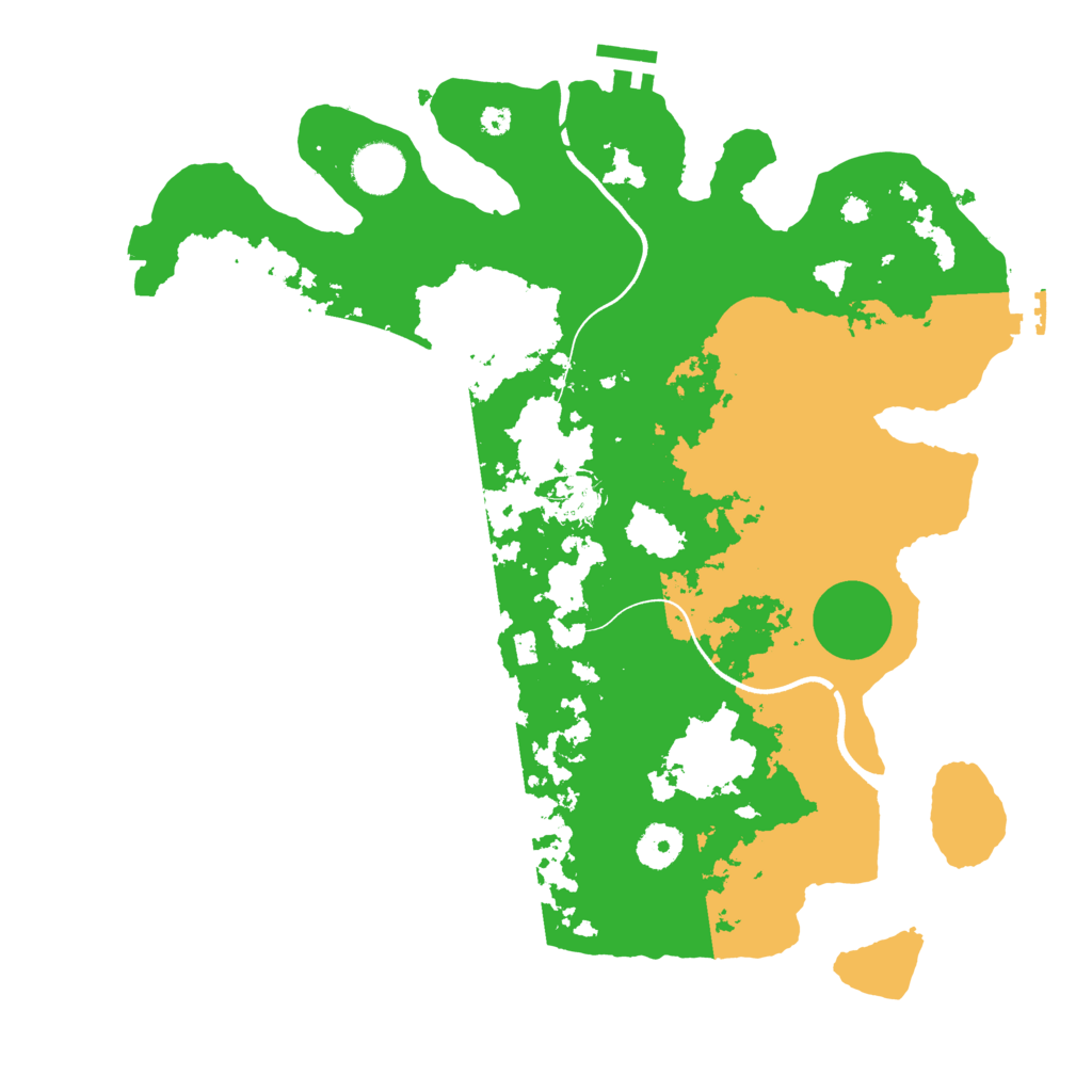 Biome Rust Map: Procedural Map, Size: 3650, Seed: 31285000