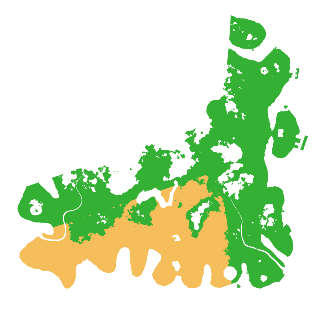 Biome Rust Map: Procedural Map, Size: 4250, Seed: 116208397