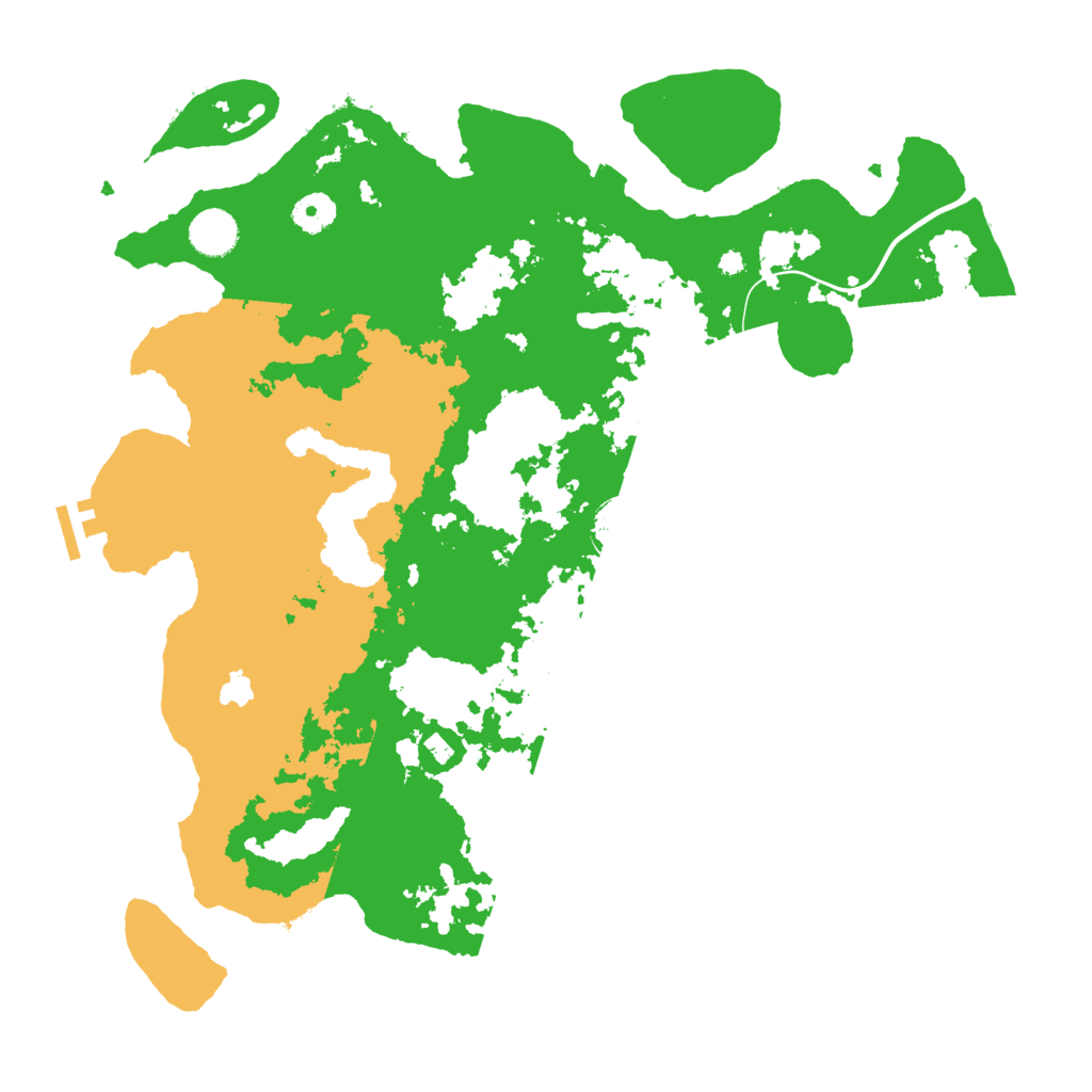 Biome Rust Map: Procedural Map, Size: 4000, Seed: 541561