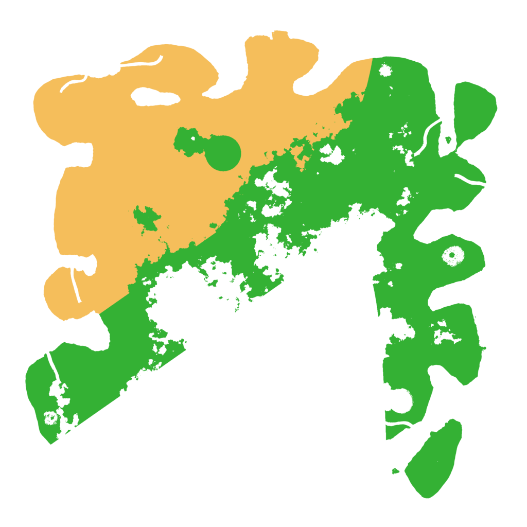 Biome Rust Map: Procedural Map, Size: 3900, Seed: 199909237