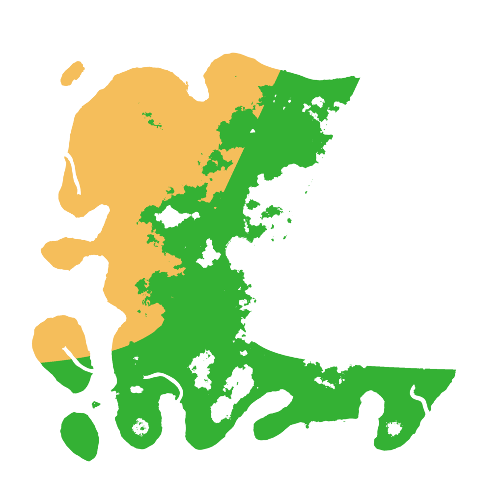 Biome Rust Map: Procedural Map, Size: 3200, Seed: 588556