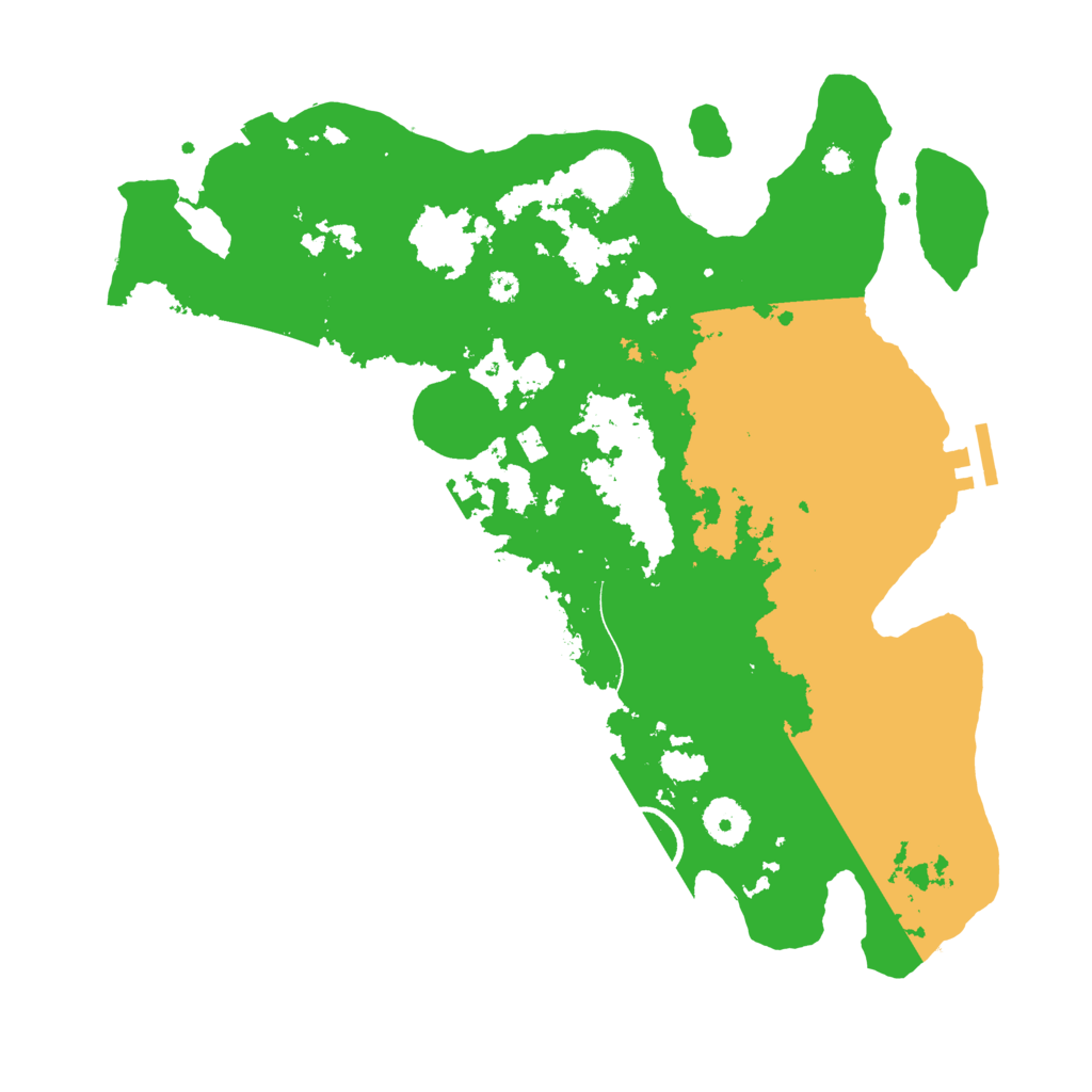 Biome Rust Map: Procedural Map, Size: 3550, Seed: 28750040