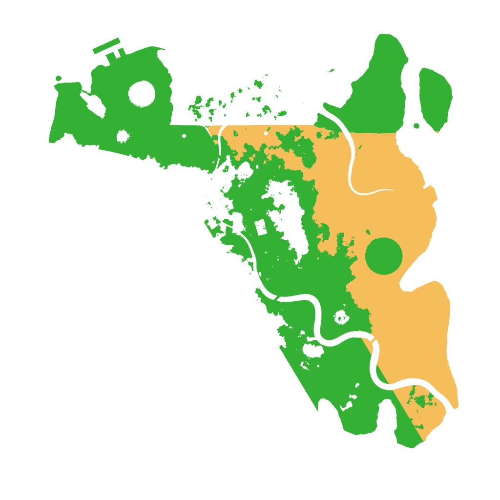 Biome Rust Map: Procedural Map, Size: 3550, Seed: 28750040