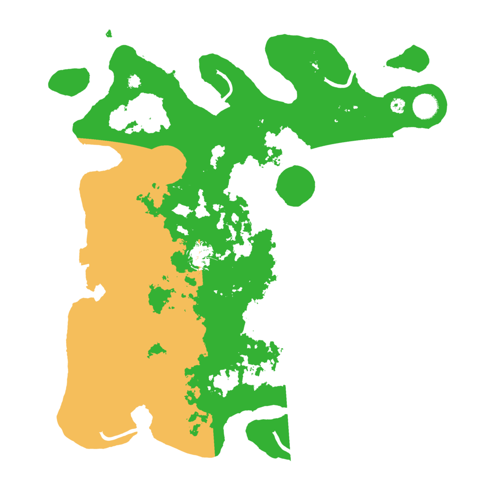 Biome Rust Map: Procedural Map, Size: 3500, Seed: 1009287882