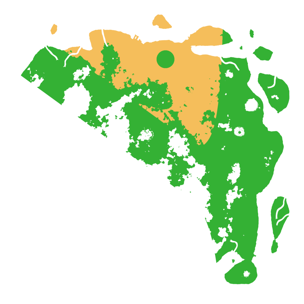 Biome Rust Map: Procedural Map, Size: 4500, Seed: 4231