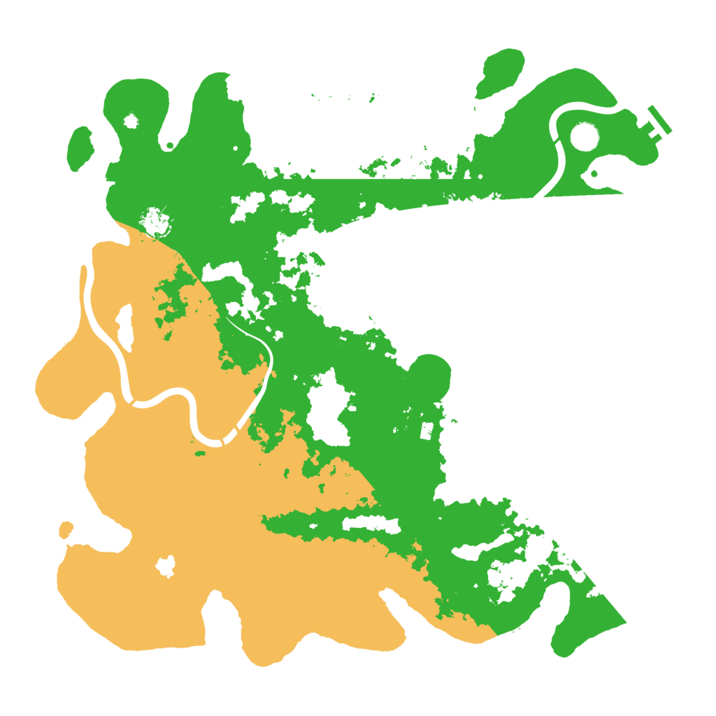 Biome Rust Map: Procedural Map, Size: 4400, Seed: 3260503