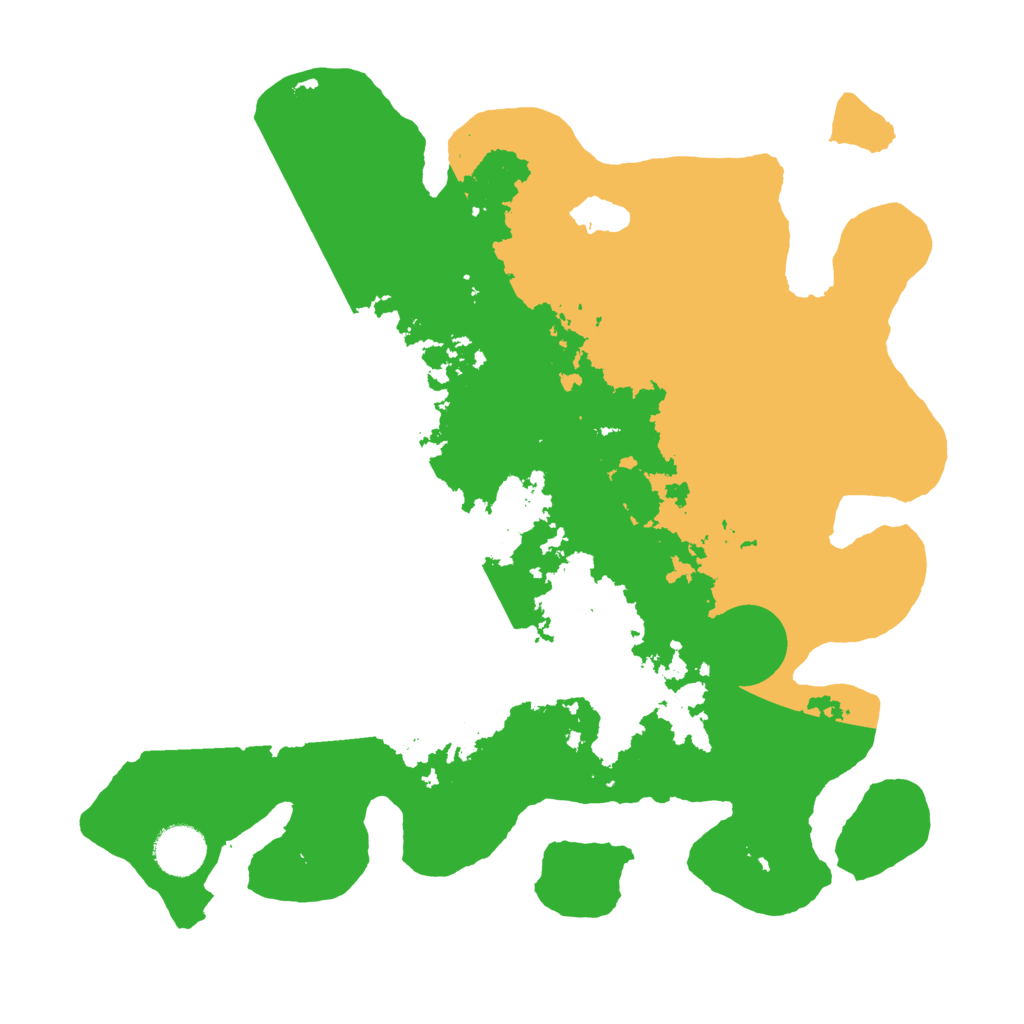 Biome Rust Map: Barren, Size: 3500, Seed: 2623