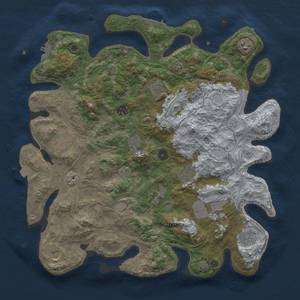 Thumbnail Rust Map: Procedural Map, Size: 4250, Seed: 1305997136, 19 Monuments