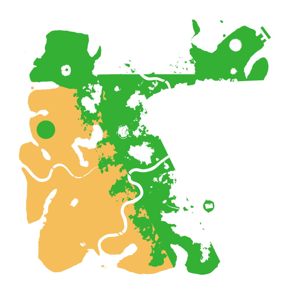 Biome Rust Map: Procedural Map, Size: 4250, Seed: 1305997136