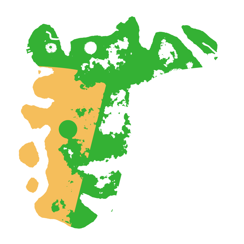 Biome Rust Map: Procedural Map, Size: 3500, Seed: 1990982531