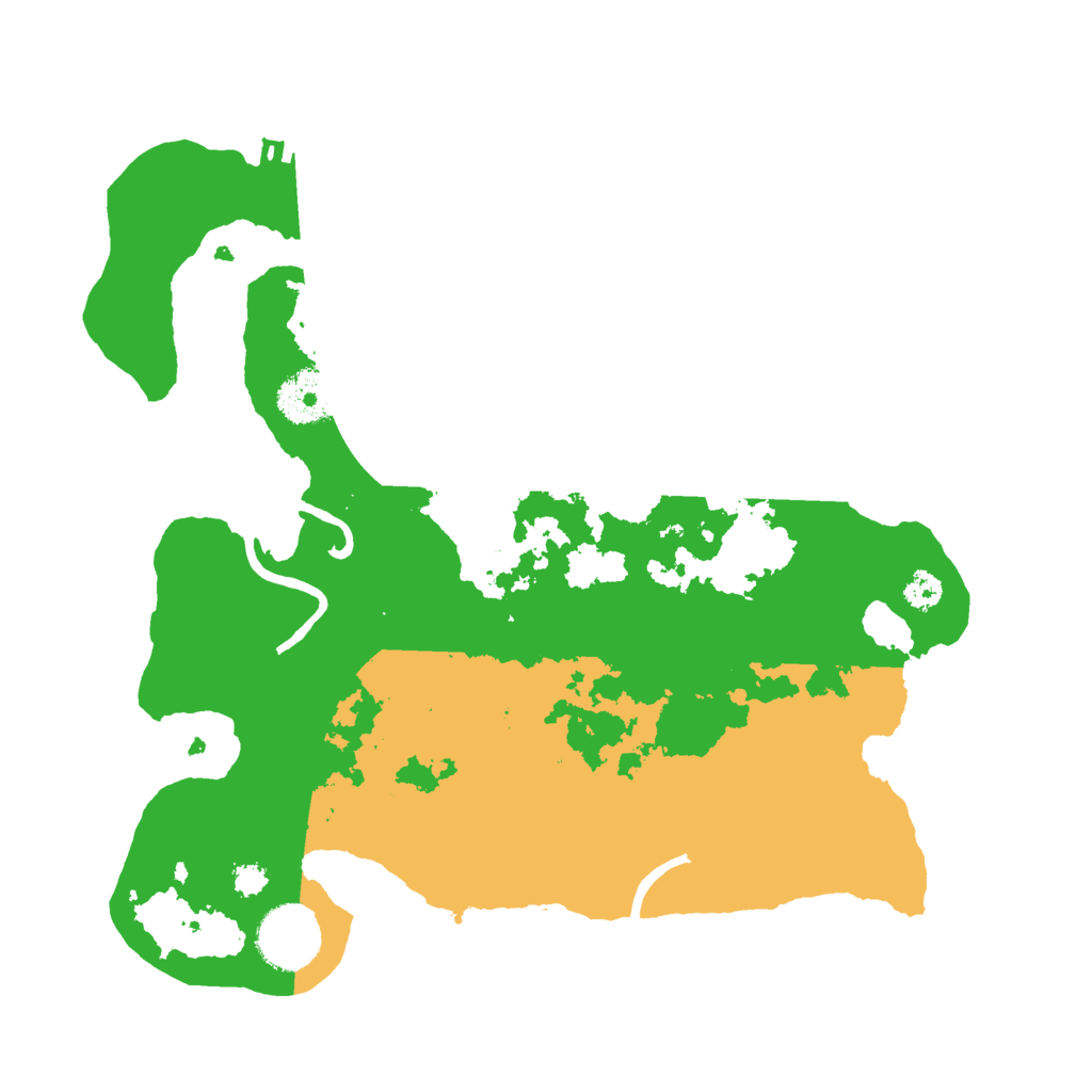 Biome Rust Map: Procedural Map, Size: 3000, Seed: 152341