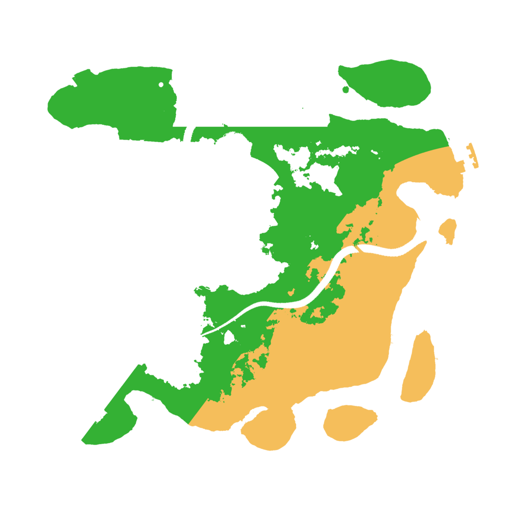 Biome Rust Map: Procedural Map, Size: 3000, Seed: 53344392