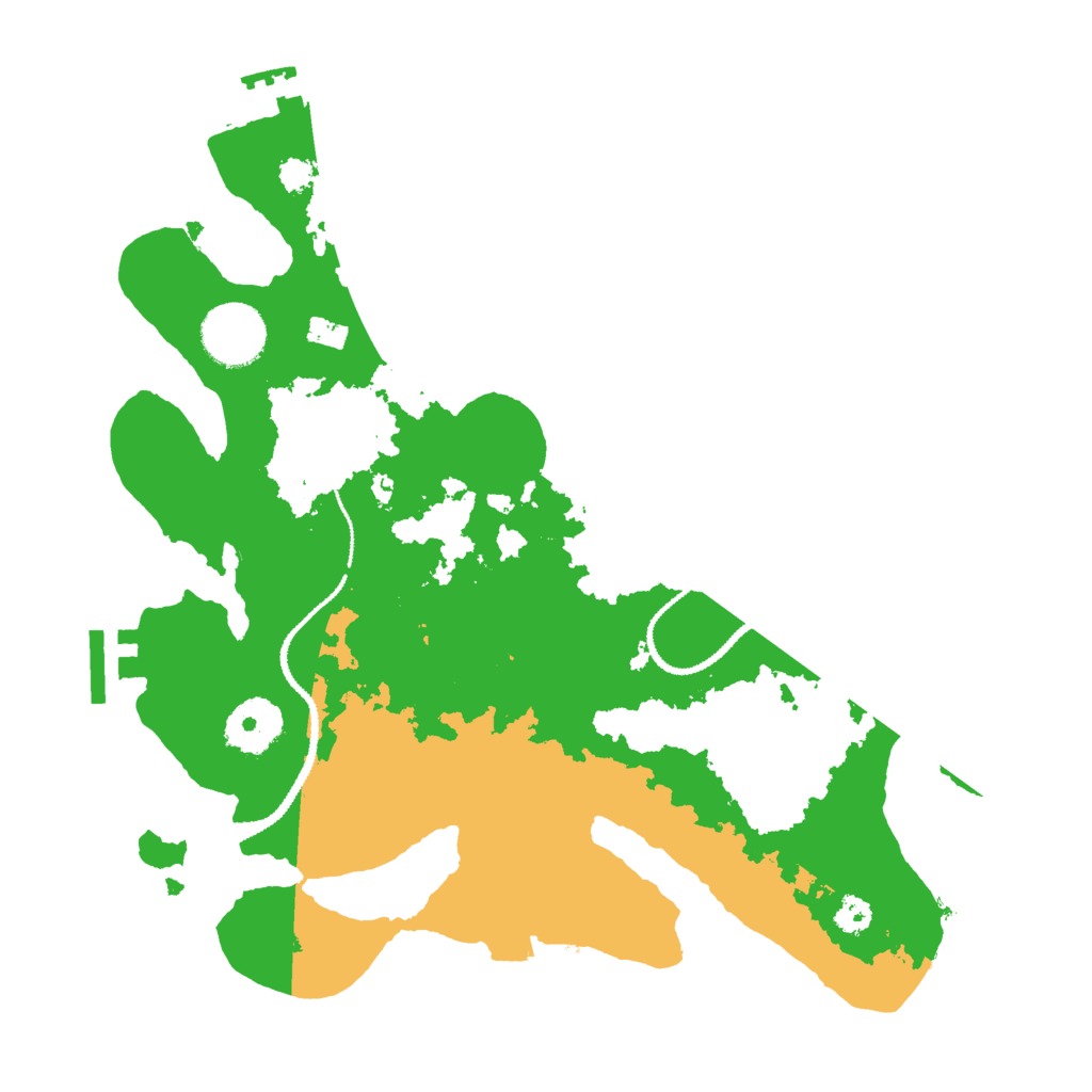 Biome Rust Map: Procedural Map, Size: 3000, Seed: 26885760