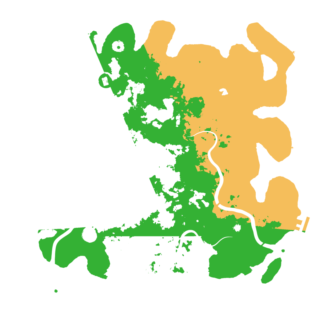 Biome Rust Map: Procedural Map, Size: 4000, Seed: 564573