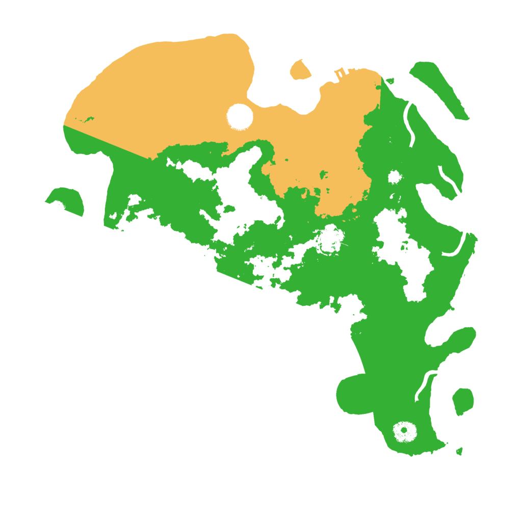 Biome Rust Map: Procedural Map, Size: 3500, Seed: 196039129