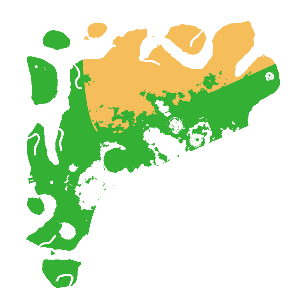 Biome Rust Map: Procedural Map, Size: 3500, Seed: 1298082314