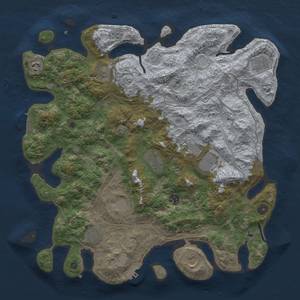 Thumbnail Rust Map: Procedural Map, Size: 4250, Seed: 2134206934, 18 Monuments